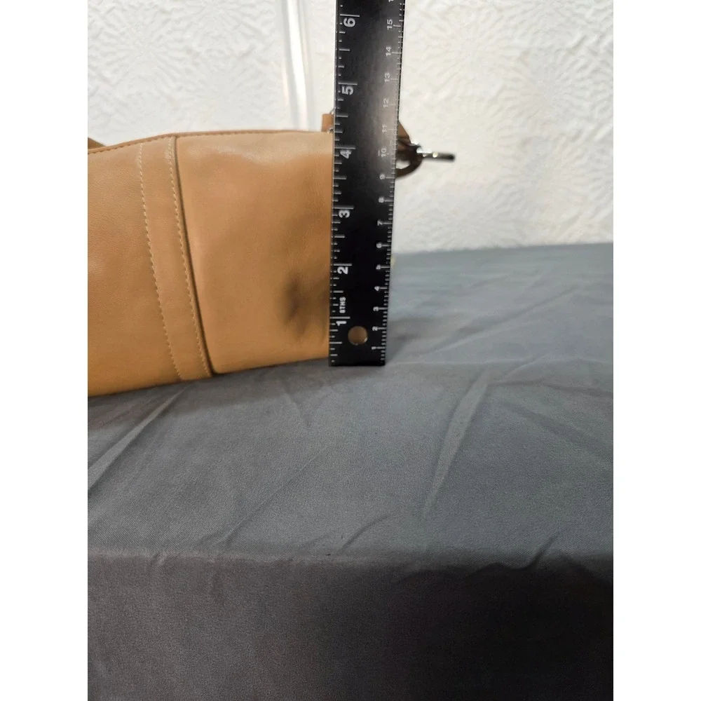 Vintage Coach Tan Leather Mini Hobo Baguette Bag Leatherware Est 1941 Y2K Pouch‎